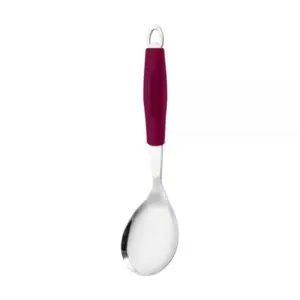 Ложка для гарнира,метал.,силиконовая ручка 28 см P.L. Proff Cuisine