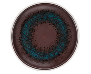 Блюдо Le CoQ Estia D 285 мм, H 20 мм, синий, коричневый артикул LEST019BL003285