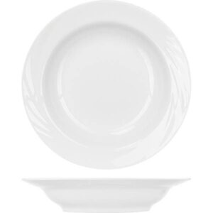Тарелка Добрушский фарфоровый завод «Голубка» глубокая; 375мл; D22см, фарфор, белый артикул 0С0580