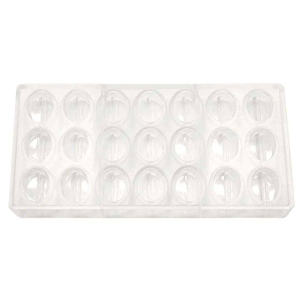 Форма для шоколада "Овал" 21 ячейка 35*27*12 мм, поликарбонат, P.L. Proff Cuisine