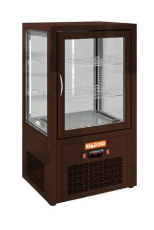 Настольная холодильная витрина HiCold VRC 70 Brown