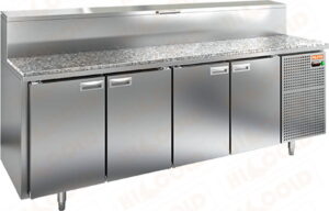 Стол холодильный для пиццы HiCold PZ1-1111/GN (каменная столешница)