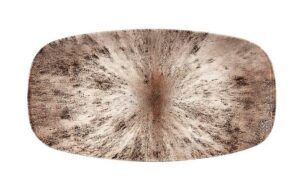 Блюдо CHURCHILL Stone Zircon Brown L 355 мм, B 189 мм артикул STZBXO141
