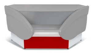 Прилавок 2629 Марихолодмаш Илеть УВ расчетно-кассовый неохлаждаемый (красный/синий)