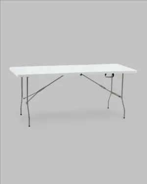 Стол складной Lite NEW 180*70*74 см - чемодан белый