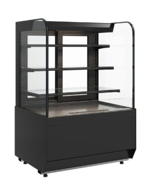 Витрина холодильная Carboma Radius KR70 VM 1,3-2 STANDARD открытая (9005)