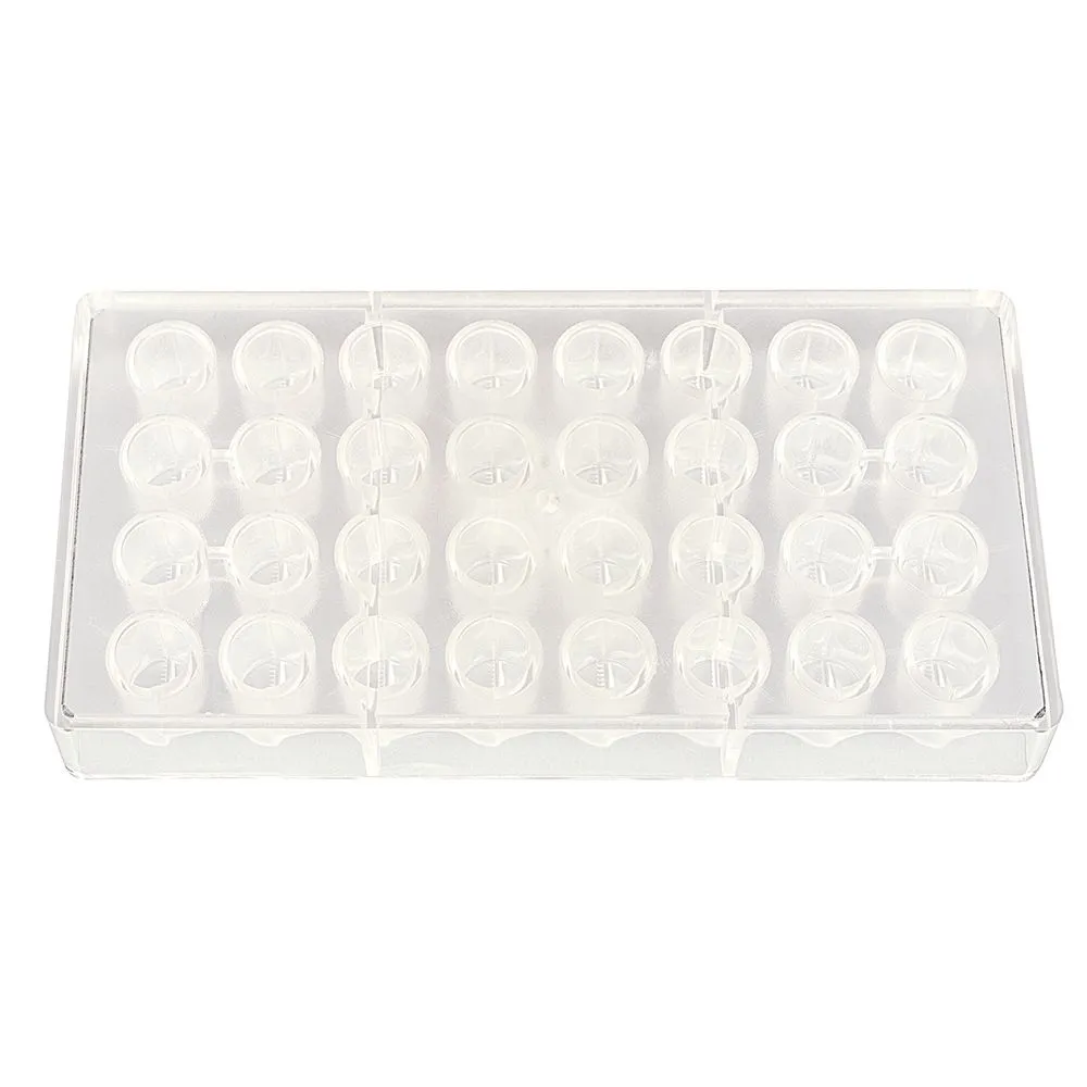 Пластиковая форма "Круг" 32 ячейки 21*28 мм, P.L. Proff Cuisine