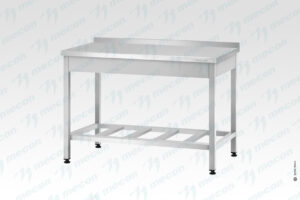 Стол производственный СПРп - 1800*800*860 "Profi Inox" (полка-решетка)