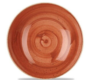 Салатник CHURCHILL Stonecast Spiced Orange 1140 мл, D 248 мм артикул SSOSEVB91
