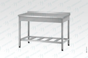 Стол производственный СПРп - 600*600*860 "Profi Ral" (полка-решетка)