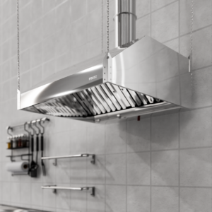 Зонт вытяжной нержавеющий Финист ЗВН-03 (1400х1100х400)