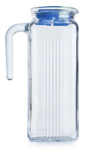 Кувшин PASABAHCE Frigo 1000 мл, D 97 мм, H 181 мм, с голубой крышкой артикул 80050/b