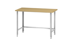 Стол кондитерский СПРн - 1200*800*860 "Norma Ral" (полка-обвязка, ножка угловая)