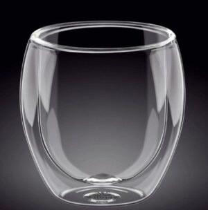 Стакан Wilmax Thermo Glass 300 мл, D 75 мм, H 100 мм, с двойными стенками артикул 888762
