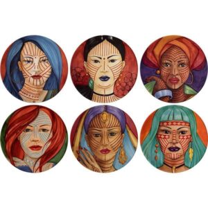 Тарелка Le CoQ Animae D 320 мм. (Набор 6 шт.) артикул LANIX36RO005320