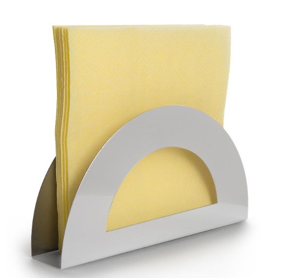 Салфетница Luxstahl Полукруг L 150 мм, B 30 мм, H 85 мм артикул кт2818