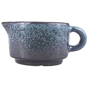 Соусник Борисовская Керамика «Млечный путь изумрудный»; 50мл; D65, H40мм фарфор, изумрудный, черный артикул ФРФ88800865