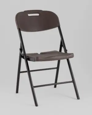 Стул складной банкетный коричневый под дерево 4 шт.