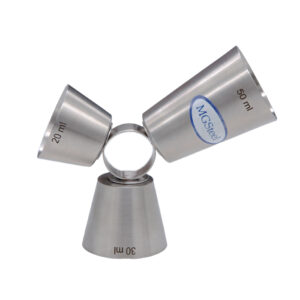 Джиггер MGSteel 20/30/50 мл, D 38/42/40 мм, H 115 мм артикул 73887