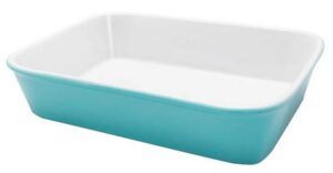 Блюдо для запекания OXFORD 2500 мл, L 300 мм, B 210 мм, H 60 мм белый, голубой артикул CF18-8052