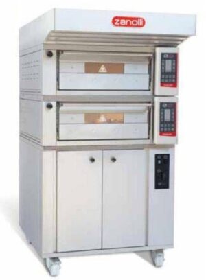 Печь подовая электрическая ZANOLLI T Polis PW 2 S/MC18/под/пар