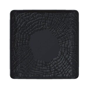 Тарелка P.L. Proff Cuisine Black Raw Wood L 175 мм, B 175 мм артикул 80415 к=36/6