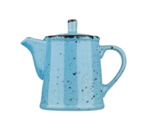 Чайник заварочный Борисовская Керамика; 0,5л; D10,5, H14,5см, фарфор, голубой, коричневый артикул ФРФ88802768
