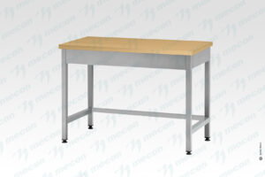 Стол кондитерский СПРп - 1500*700*860 "Profi Ral", бук/40 (полка-обвязка)