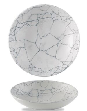 Салатник CHURCHILL Kintsugi Pearl Grey 1140 мл, D 248 мм артикул KTPGEVB91