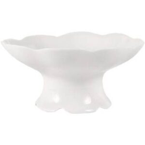 Креманка Добрушский фарфоровый завод «Елена» для варенья; D105, H52мм, фарфор, белый артикул 6С0193