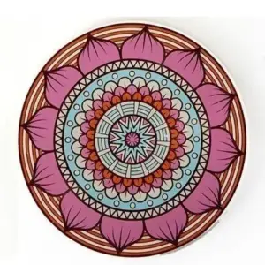 Подставка для бокала костер d 10,2 см h6 мм керамика, P.L. - Barbossa