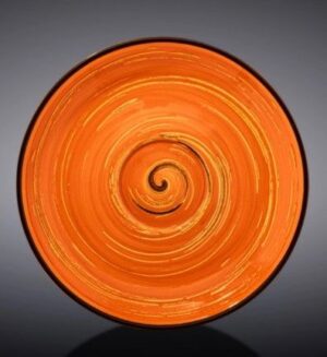 Блюдце Wilmax Spiral оранжевое D 140 мм артикул WL-669335/B