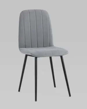 Стул Easy велюр серый 2 шт. комплект