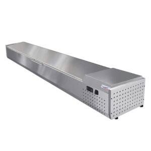 Настольная холодильная витрина ToppingBox НХВкр-10 (с крышкой)