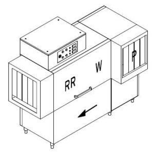 Машина посудомоечная туннельная DIHR RX 184 LC SX