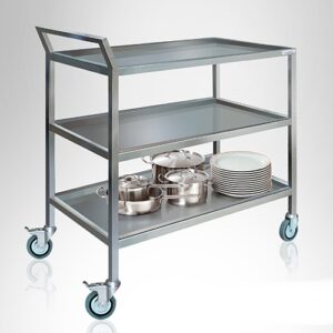 Тележка сервировочная Финист ТС 800х500х850/950 (3 поддона, разборная)