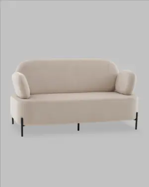 Диван Кэнди велюр бежевый