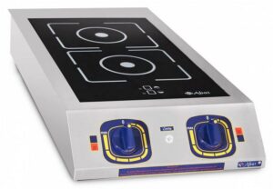 Плита индукционная Abat КИП-2Н сдвоенный индуктор EGO (700 серия)