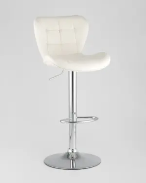 Стул барный PORSCHE вращающейся экокожа белый 2 шт