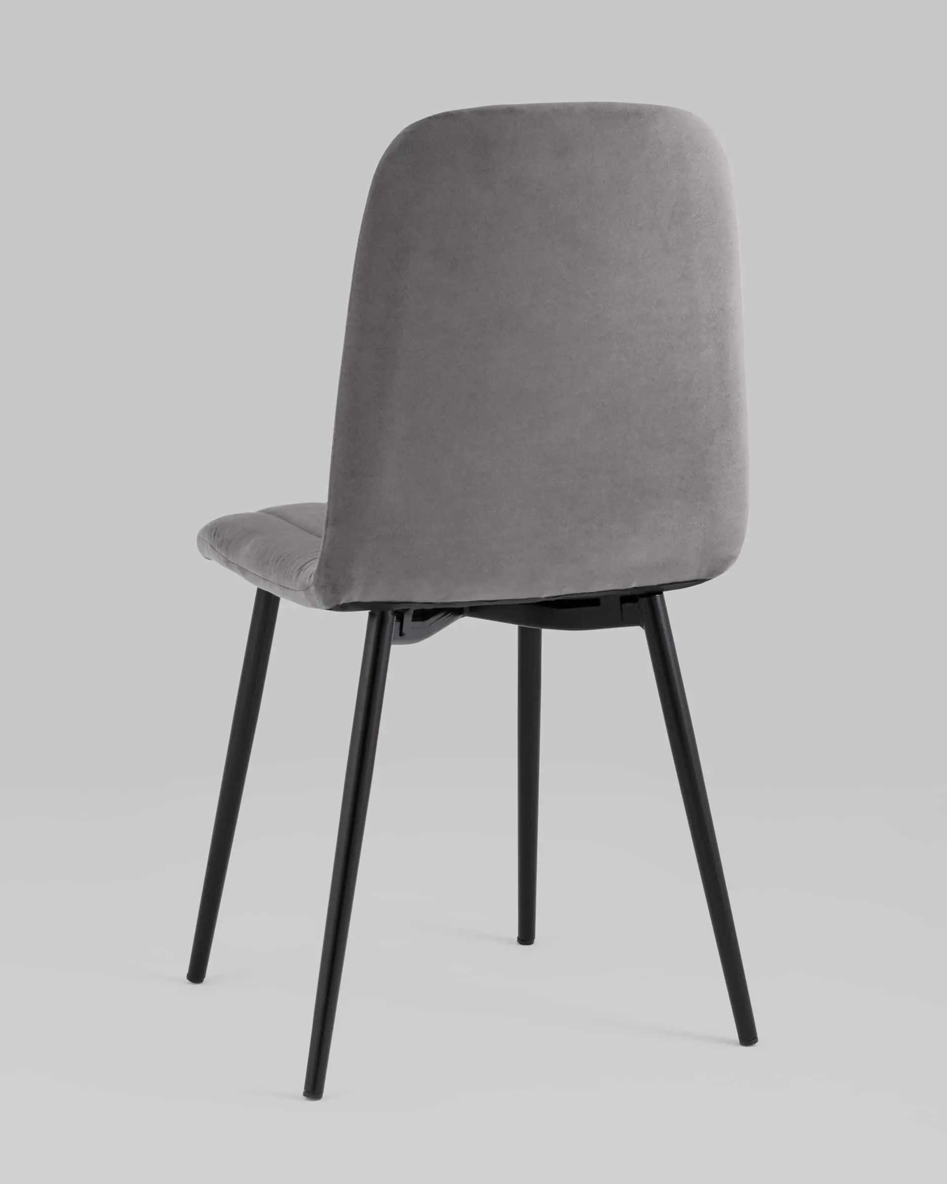 Стул Easy велюр тёмно-серый 2 шт. комплект