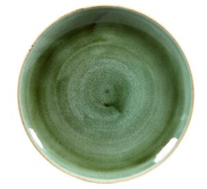 Тарелка CHURCHILL Stonecast Samphire Green D 217 мм артикул SSGSEVP81