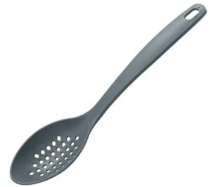 Ложка поварская RESTOLA Basic L 280 мм серая, перф. артикул 431287611