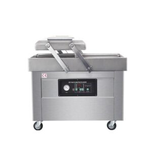 Упаковщик двухкамерный Hualian Machinery DZ-400/2SB SS (нерж.)