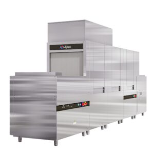 Машина посудомоечная туннельная Abat МПТ-2000К с пальчиковым конвейером правая