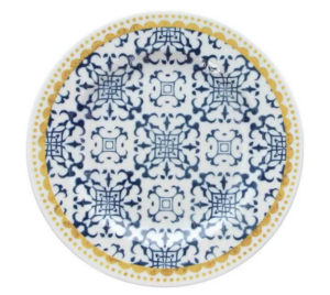 Тарелка Tognana Selinunte D 280 мм, H 30 мм, синий/белый артикул AZ022288613