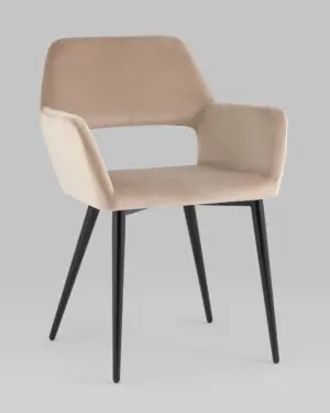 Стул Денди велюр бежевый 2 шт
