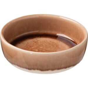 Салатник Борисовская Керамика «Маррон Реативо» 250мл; D13, H4см, фарфор, коричневый, бежевый артикул ФРФ88800573