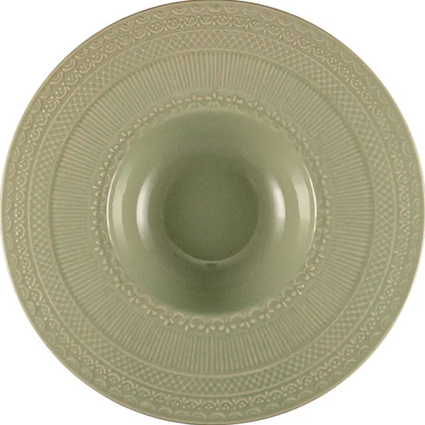 Тарелка для пасты Le CoQ Skalistos 200 мл, D 230 мм, H 40 мм, зеленый артикул LSKA034VS006230