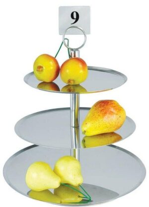 Этажерка MGSteel 3-х ярусная D 210/240/310 мм, H 360 мм артикул CKST10