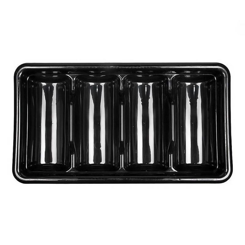 Подставка для столовых приборов P.L. Proff Cuisine L 500 мм, B 300 мм, H 95 мм артикул JD-4088B